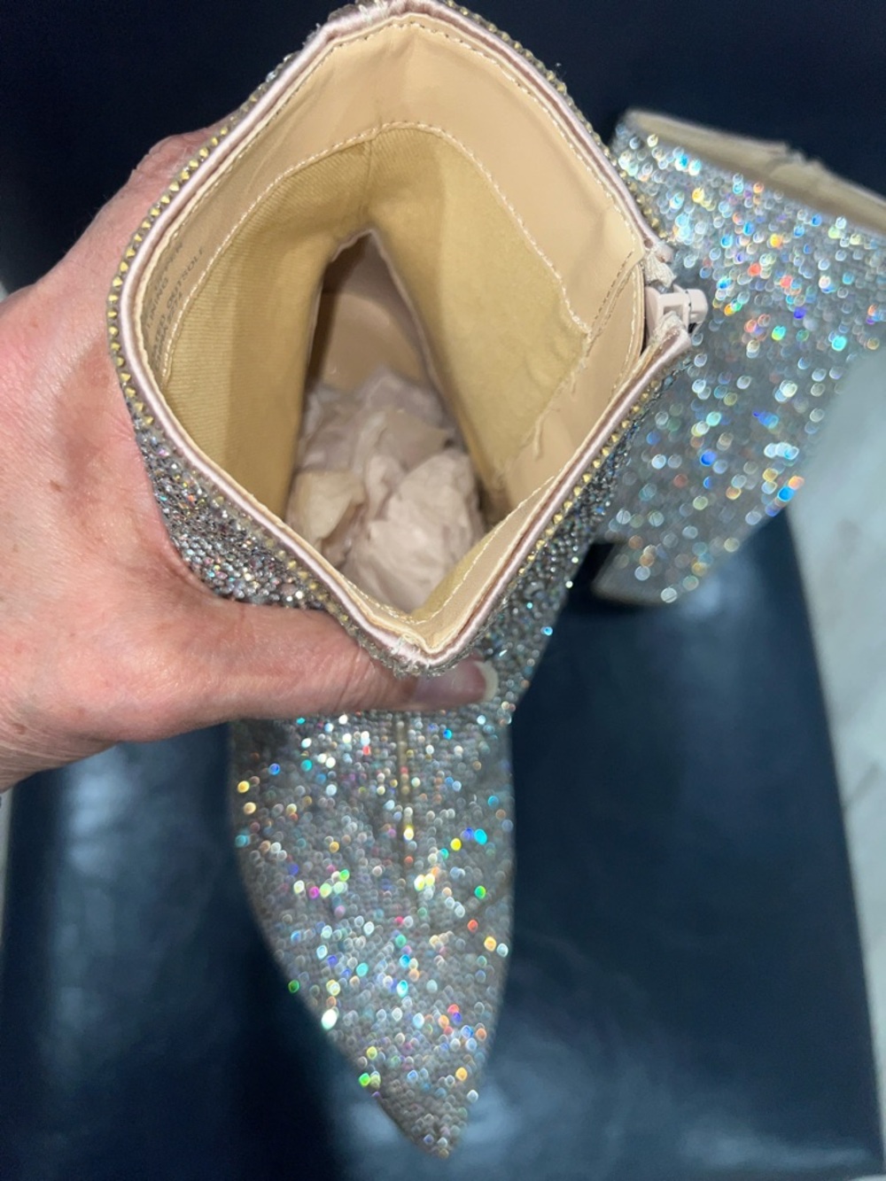 BLUE by BETSEY JOHNSON Women's Sb-Cady Ankle Boot size 8 - Picture 7 of 9
